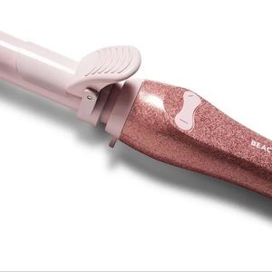 Beachwaver B1 Glittery pink rotating curling iron (1inch) NEW IN ORIGINAL BOX